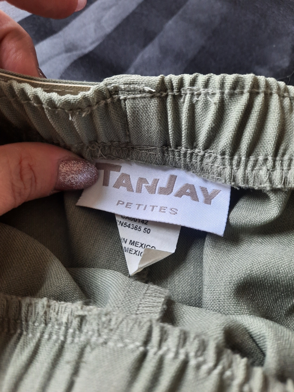 Vtg Woman's TanJay Sage Green Blazer And Pant Set - Picture 5 of 6